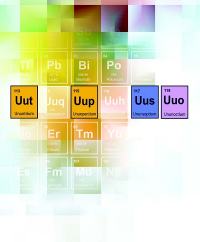 Four New Elements Complete Seventh Row of Periodic Table